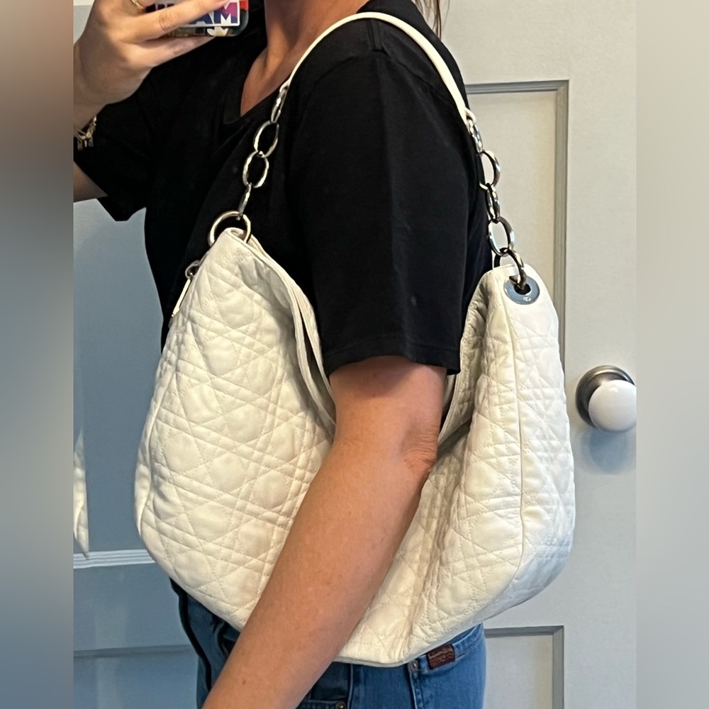 Dior Cannage Large Soft Lambskin Hobo - Picture 3 of 12